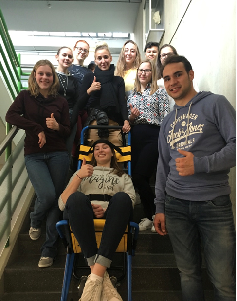 Übung 2019 mit Transport im Evac-Chair