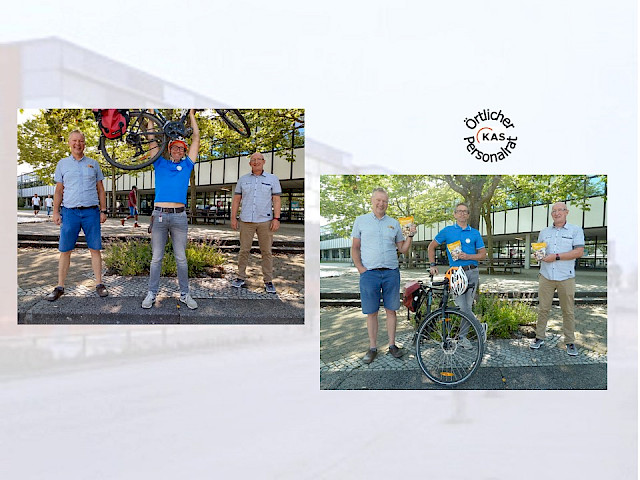 KAS-Lehrkräfte-Trio mit insgesamt 2804 km!