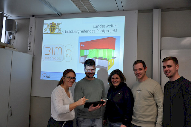 Frau Geyer (links) mit ihrem Messteam